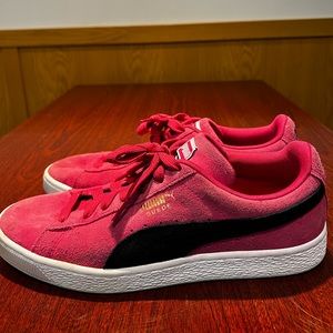 PUMA SUEDE CLASSIC WOMEN'S PINK SNEAKERS 9.5